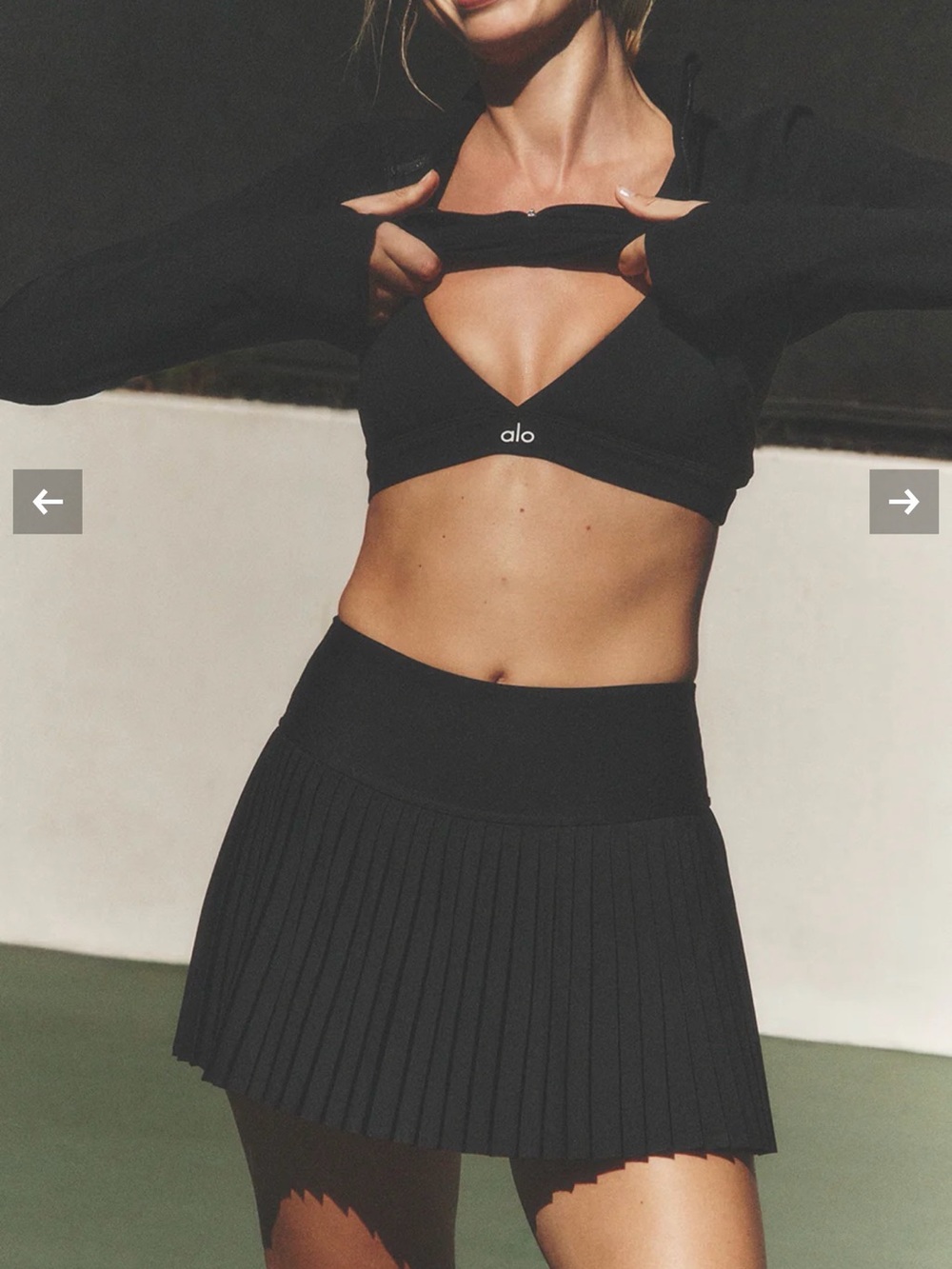 Alo Grand Slam Tennis Skirt